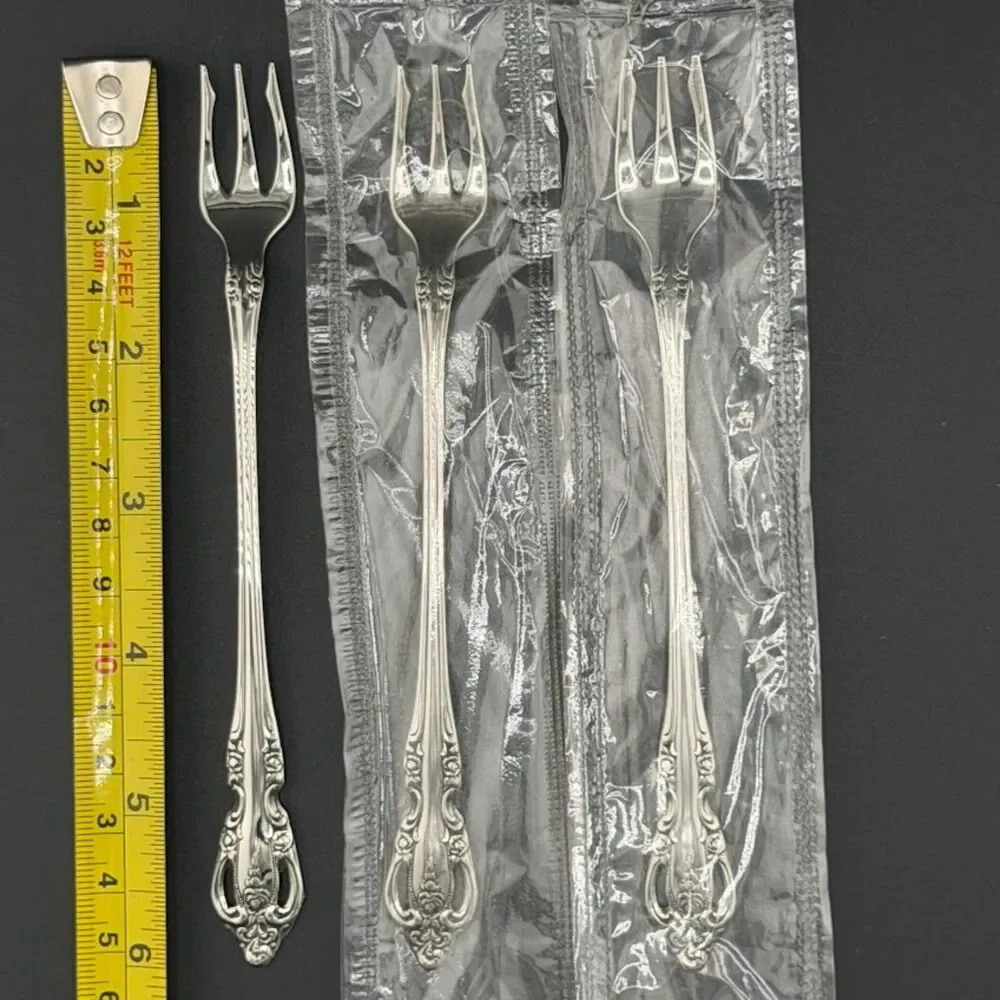 NEW Oneida Brahms Cocktail/Seafood Forks 6